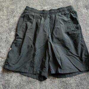 Boys Columbia Black Elastic-Waist Shorts